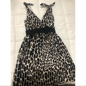 Trina Turk Giraffe belted dress